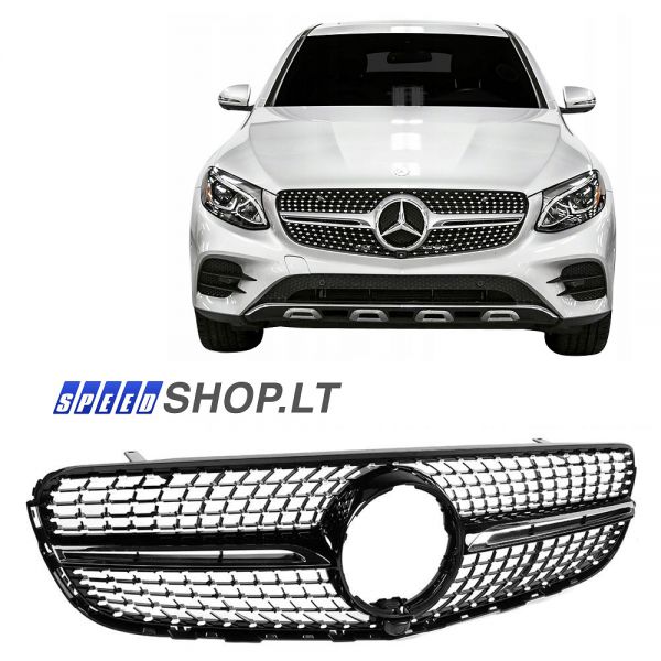 Mercedes-Benz GLC Diamond grotelės